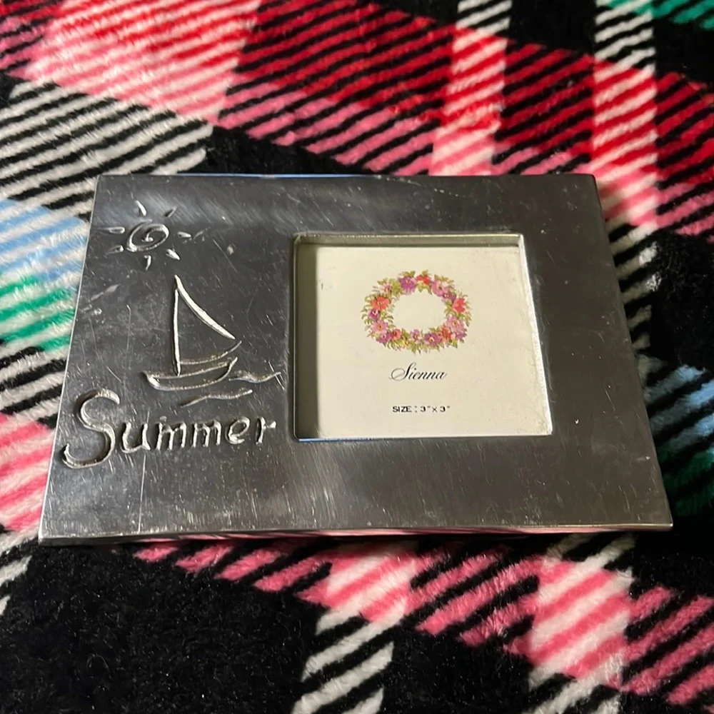Cute silver picture frame